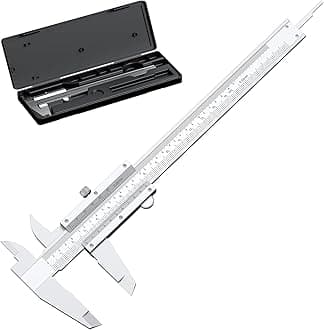 HDLNKAK Vernier Caliper 6 Inch, 6" Non Digital Caliper, 0-6Inch/0-150mm，0.001 inch/0.02mm High Precision Caliper, Measuring Caliper Tool