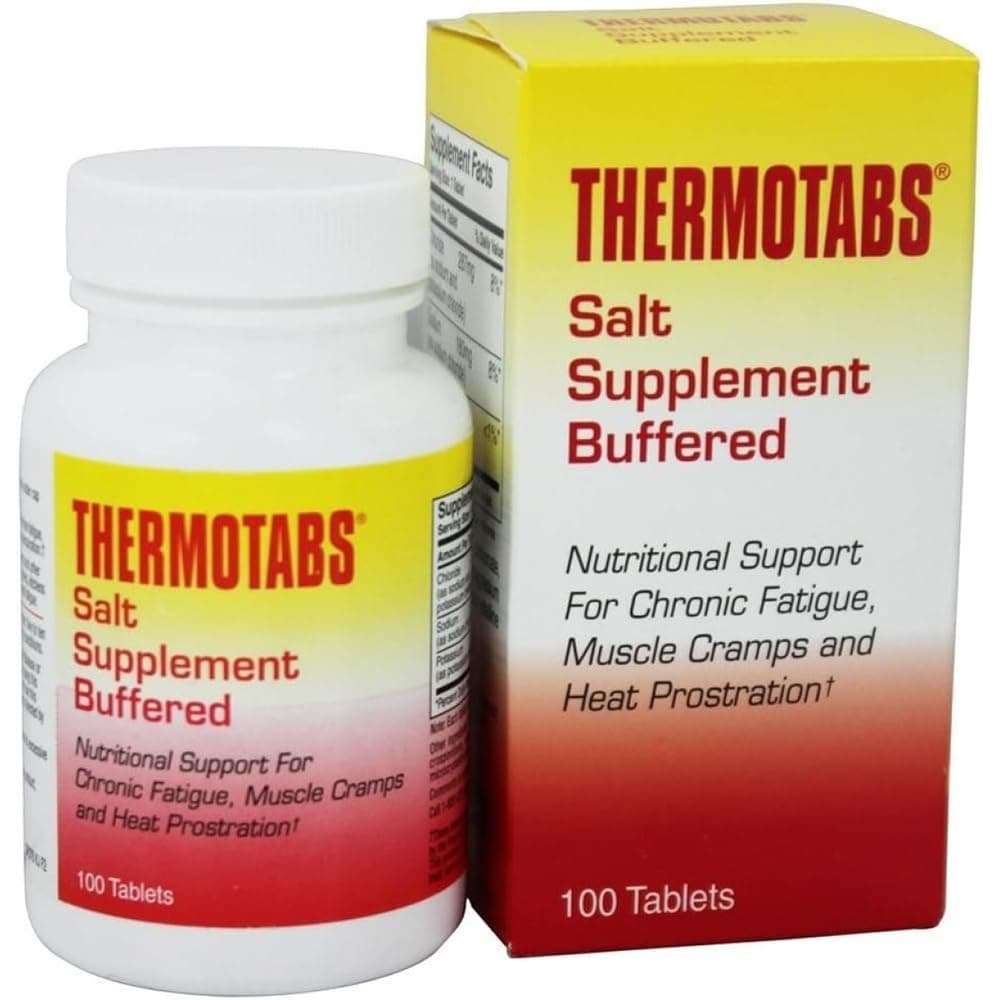 THERMOTABS Salt Supplement Buffered Tablets 100 Tablets (Pack of 2)