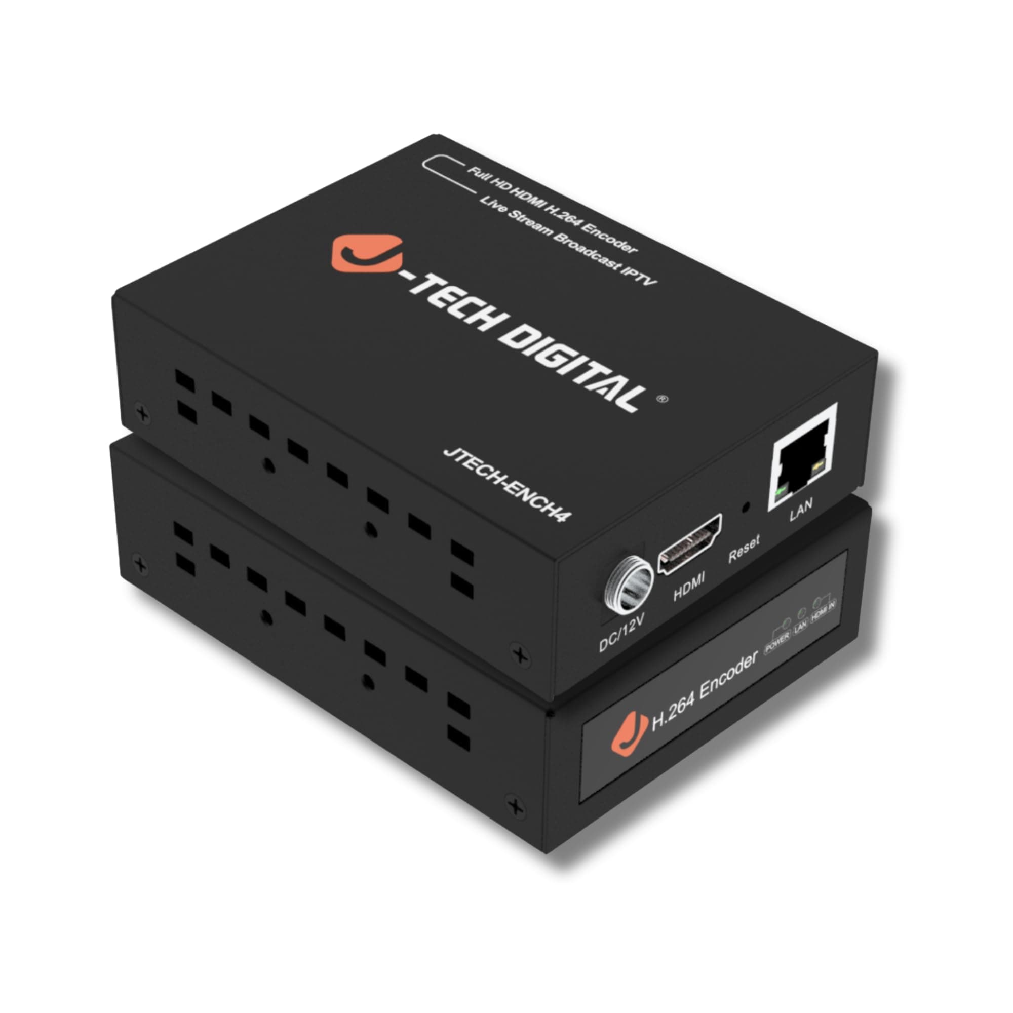 HDMI H.264 H.265 IPTV Encoder Supports RTSP, RTP, RTMP, HTTP, UDP Protocol and ONVIF [JTECH-ENCH4]
