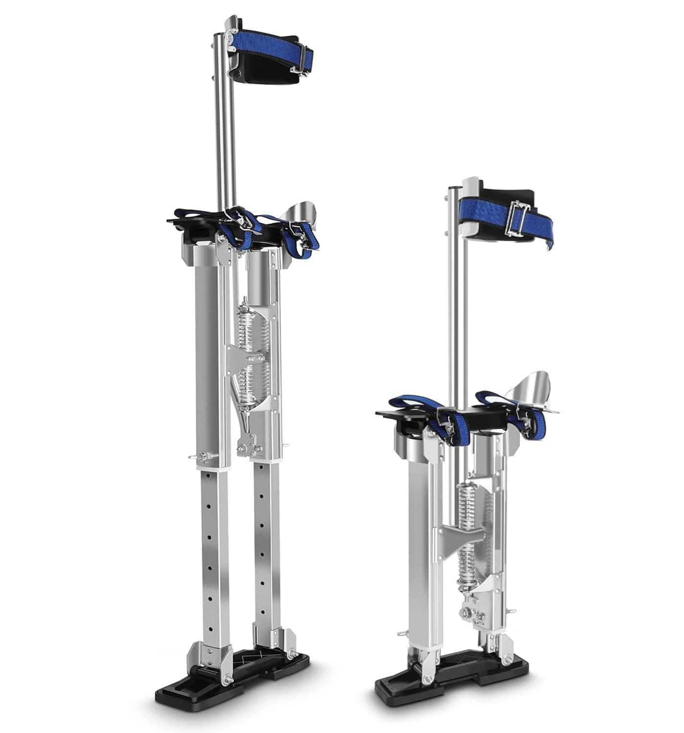 18"-30" Drywall Stilts for Adults Height Adjustable Work Stilts Lifts Aluminum Tool Stilt for Painting Painter Pruning Branches or Cleaning