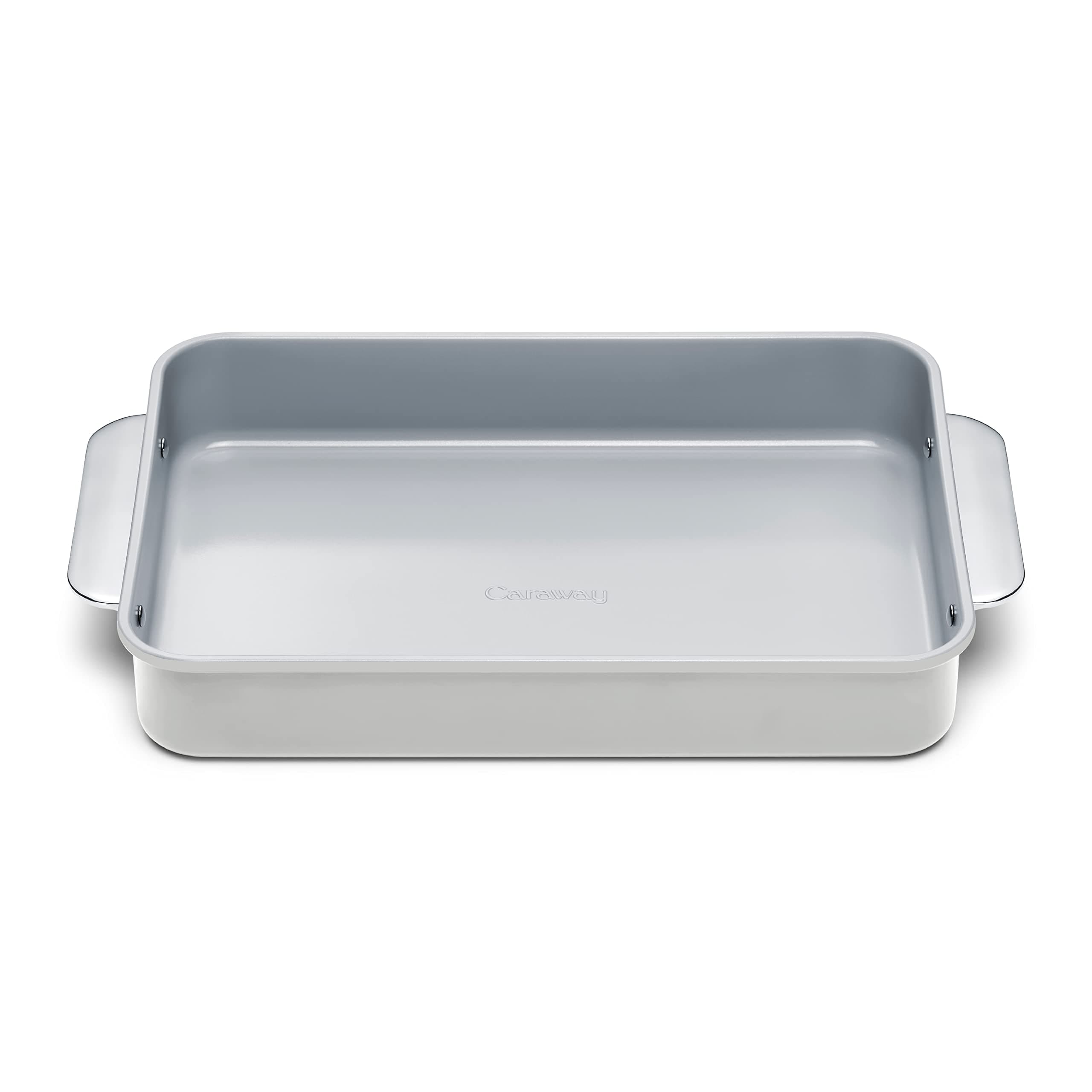 Caraway Non-Stick Ceramic 9”x13” Rectangle Pan - Naturally Slick Ceramic Coating - Non-Toxic, PTFE & PFOA Free - Perfect for Brownies, Lasagnas, and More - Gray