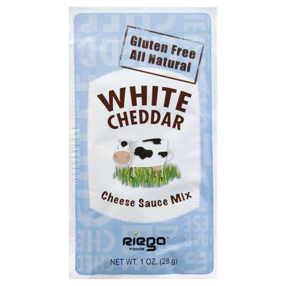 Riega White Cheddar Cheese Sauce Mix, 1 Ounce (Pack of 12)