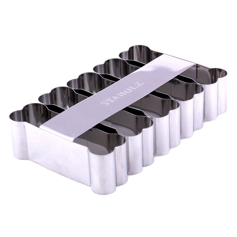 Dog Bone Multi Cookie Cutter - 5 Combined Stainless Steel Dog Bones - 3" Length - Highest Quality - Quick Dog Treat Cutter