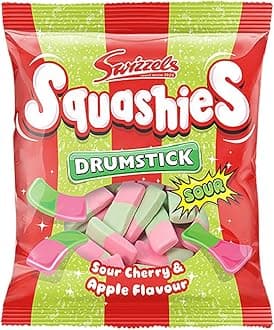 Squashies Drumstick Cherry & Apple - 120g (Pack of 4)