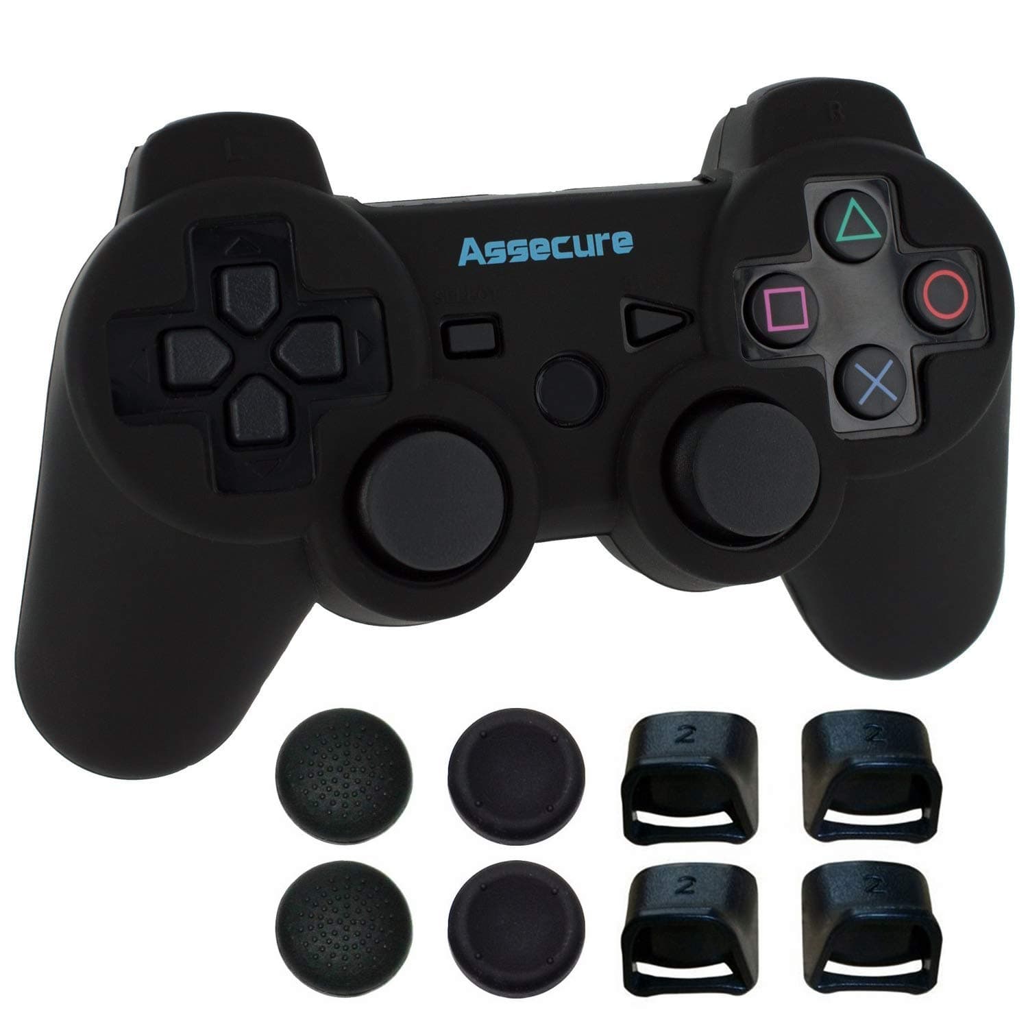 Assecure Pro comfort & grip pack for Sony PS3 Dual Shock Controller - Include.
