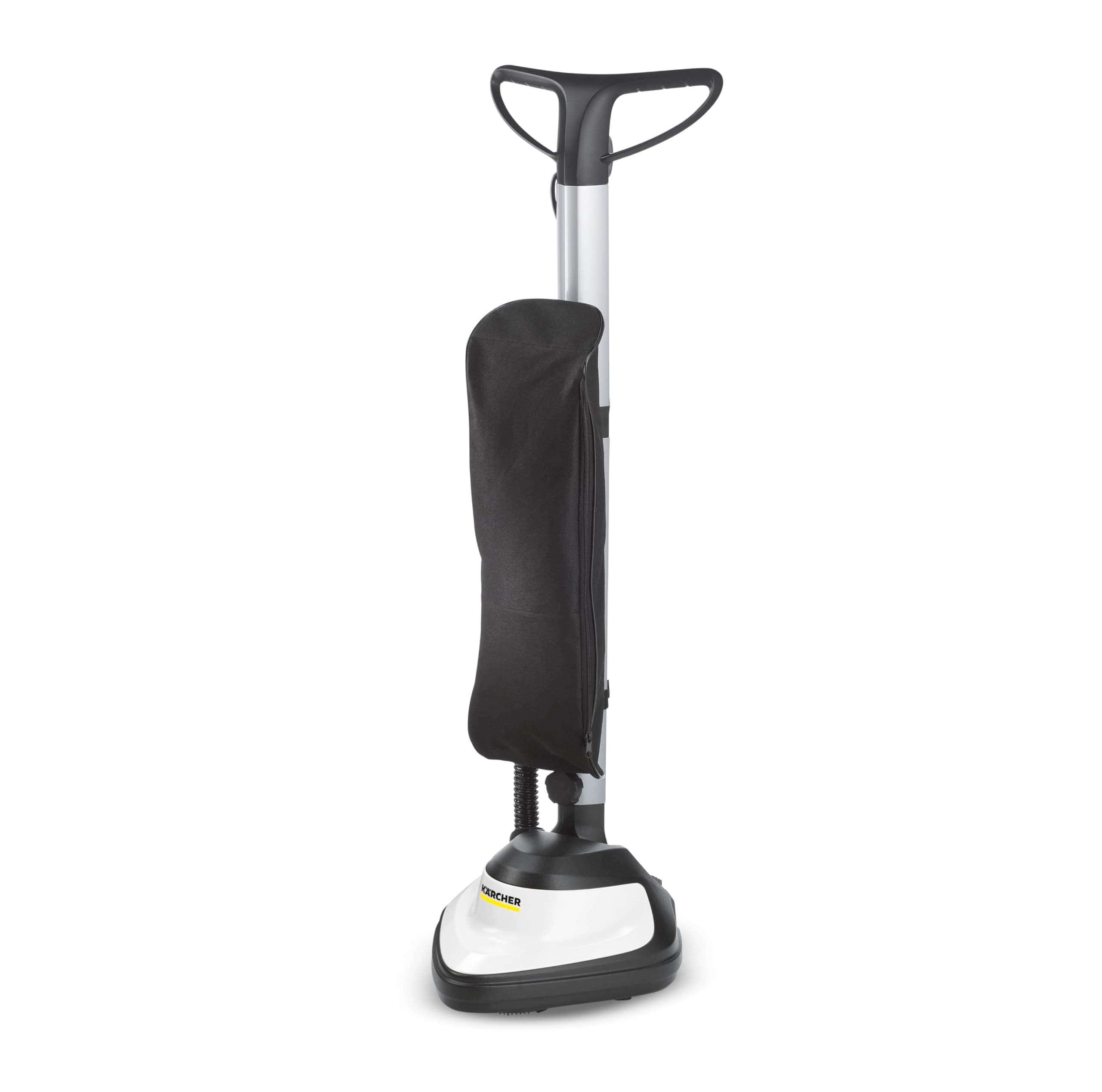 Kärcher FP 303 Floor Polisher, Floor Polisher with Suction Function for Polishing All Hard Floors, Rotational Speed: 1,000 RPM, Power: 600 W, Working Width: 29 cm, with Polishing Pads and Filter Bag