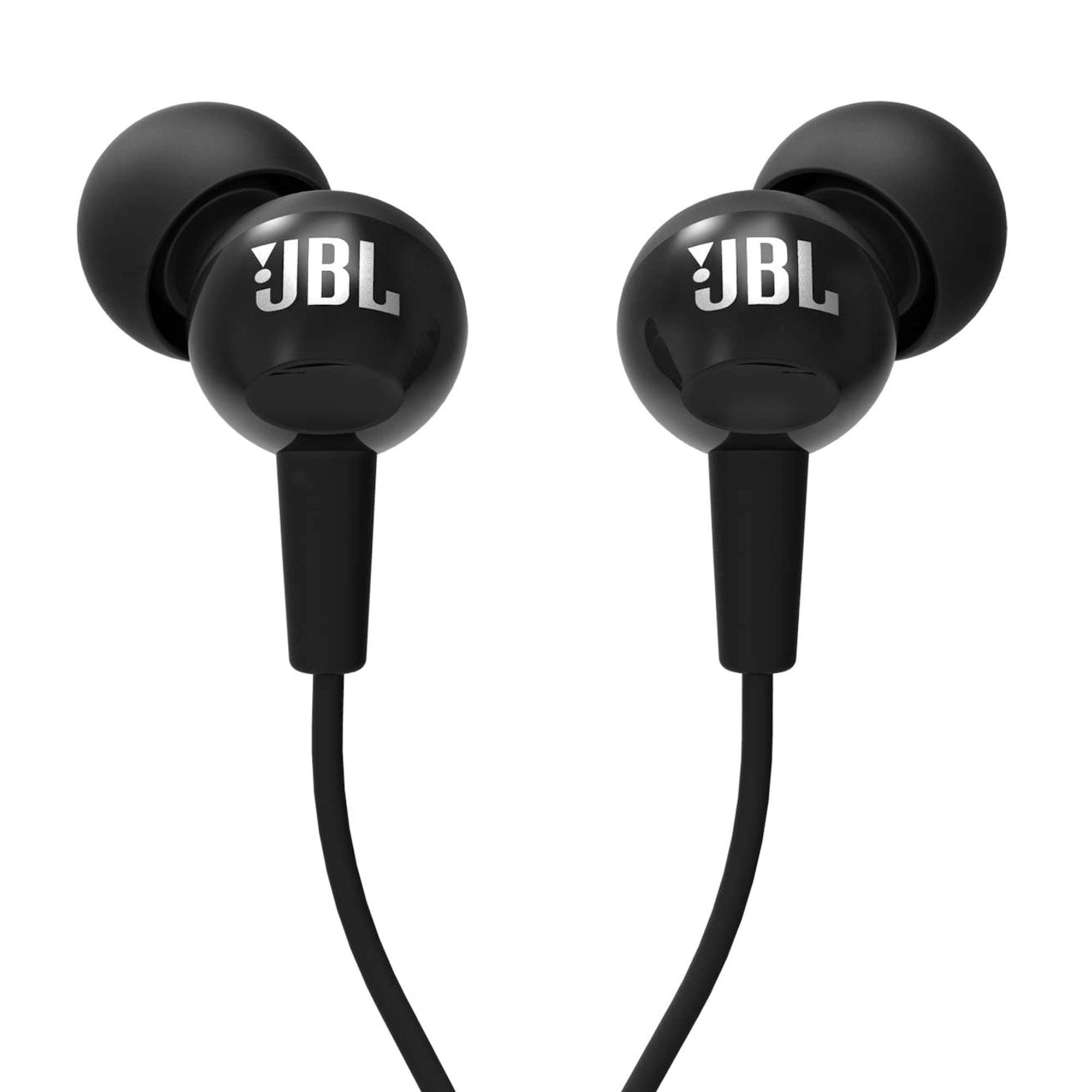 JBL C100SI In-Ear EarPhone with Mic -Black (Renewed)