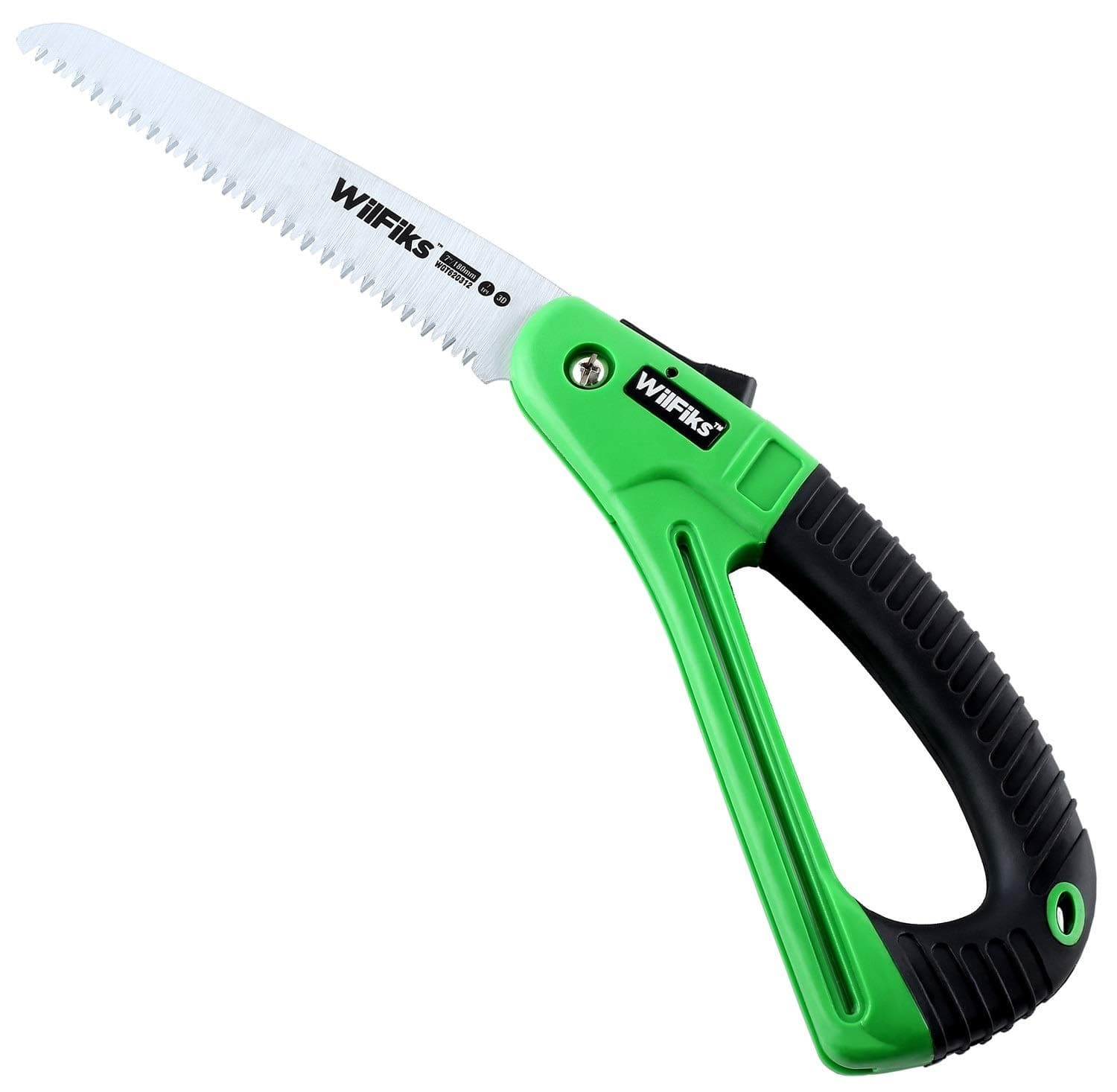 WilFiks Razor Sharp 7" Blade Folding Saw, Perfect for Gardening, Pruning, Trimming, Sawing, Camping, Hiking, Hunting & Cutting Wood, Drywall, & More, Foldable Hand Held Design, NonSlip D-Shaped Handle