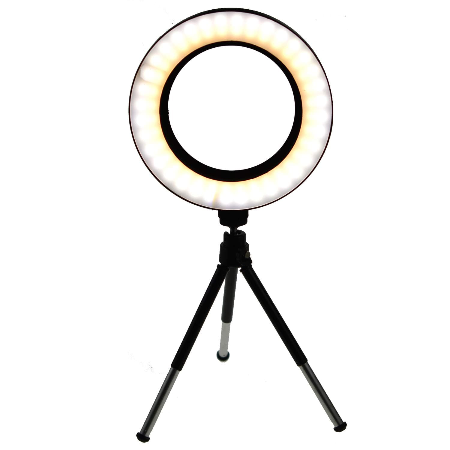 Tripod + 6" Dimmable LED Ring Light Photo Studio Lamp 5500K Light Camera & Phone