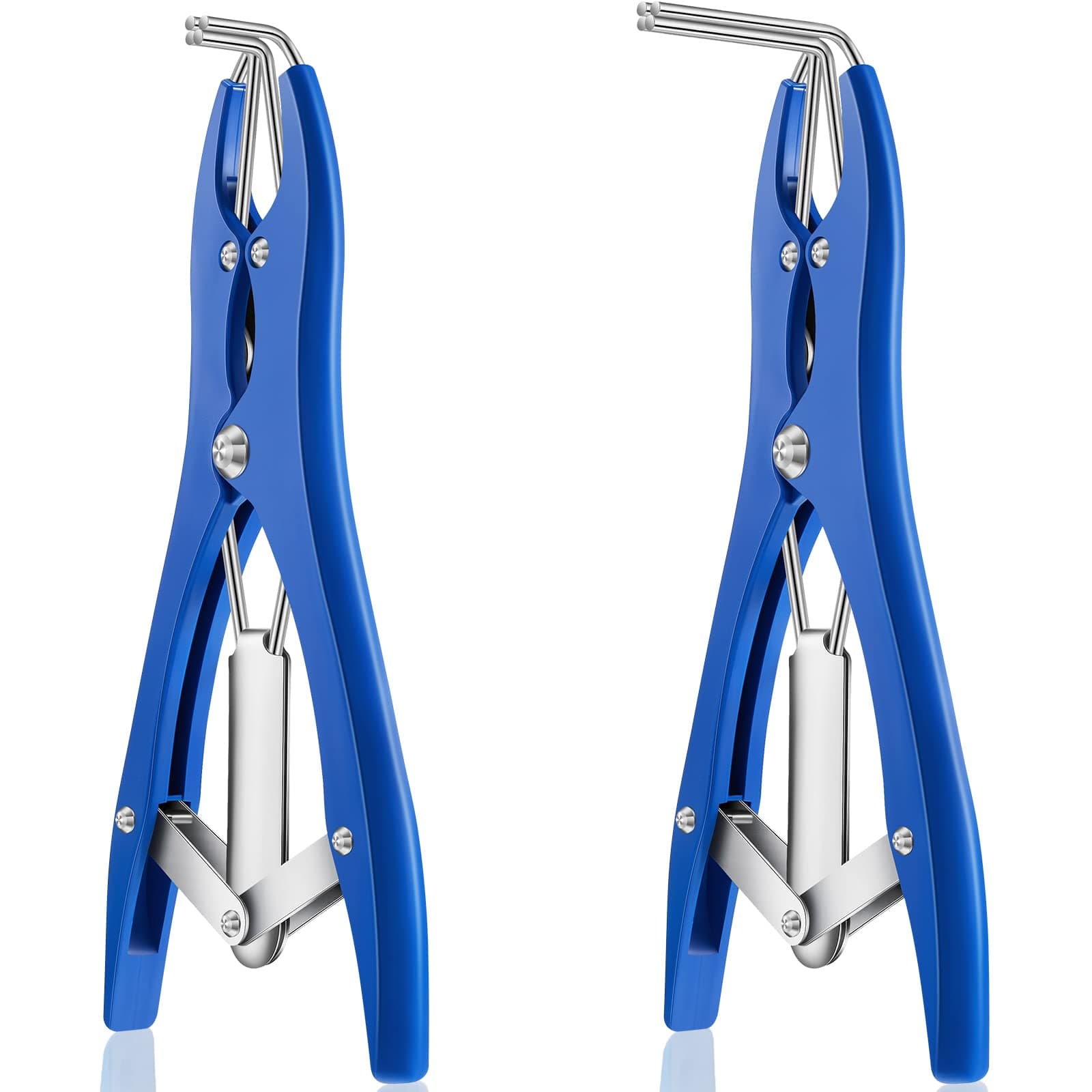 Lanties 2 Pieces Balloon Stuffing Tool Expander Stretcher Pliers for Stuffer Balloon Opener Tool for Filling Sequins Petals Home Party Activities