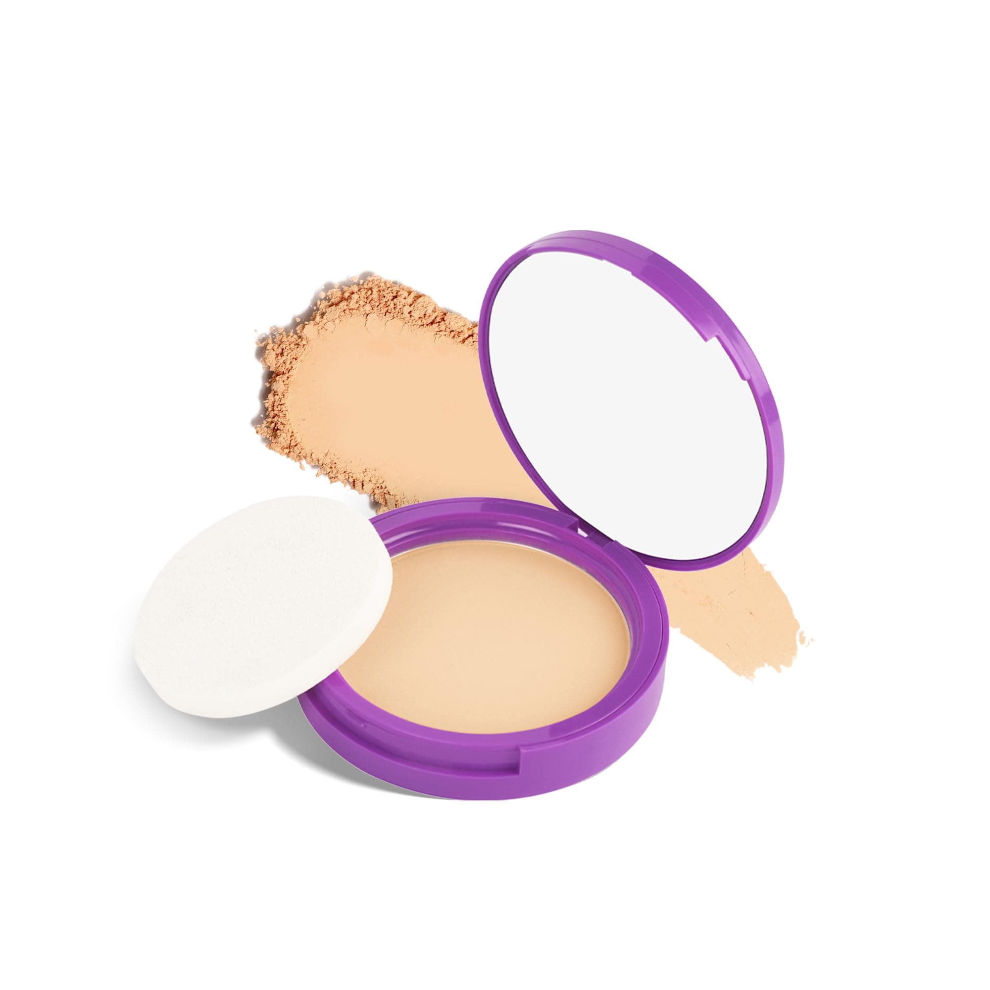 SUGAR POP Longwear Matte Compact For All Skin Types 06 Ivory For Medium Skin Tone | Vitamin E Enriched | UV Protection, Pore Minimizing | Medium Coverage | Face Compact For All Skin Types | 9 Gm