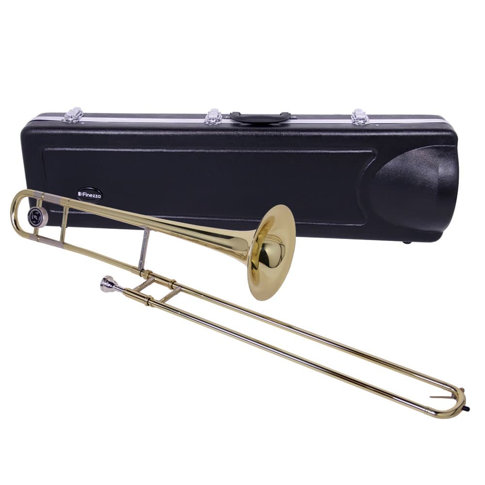 Finezza Trombone with Hard Case - Gold
