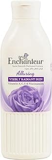 Enchanteur Alluring Satin Smooth Perfumed Body Lotion - 250ml | With Aloe Vera & Olive Butter | Silky Soft Skin