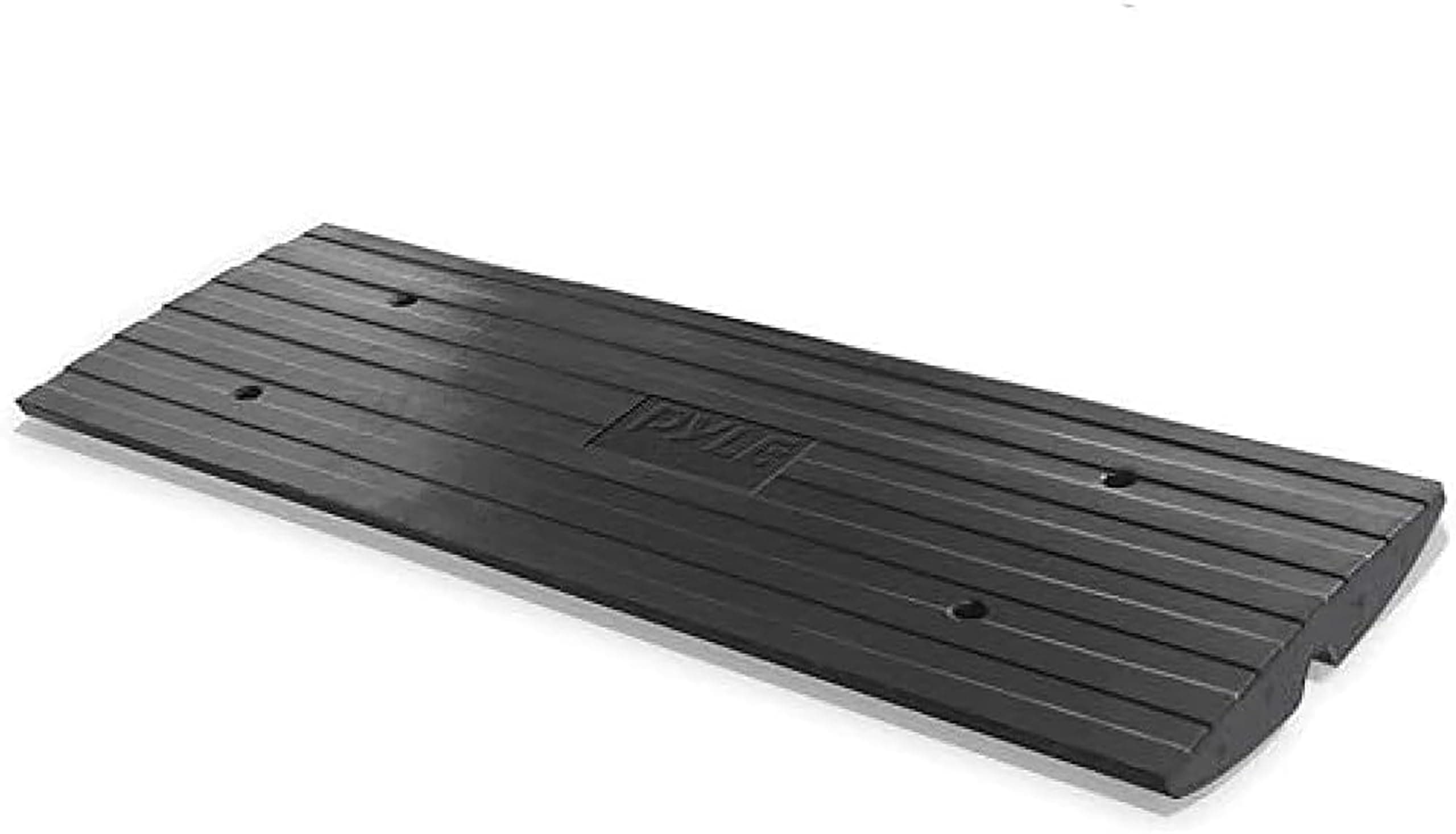 Pyle Car Driveway Curbside Bridge Ramp - Heavy Duty Rubber Threshold Curb Ramp, Used for Loading Dock, Garage, Sidewalk, Truck, Scooter, Bike, Motorcycle, Wheelchair Mobility, Other Vehicle - Pyle