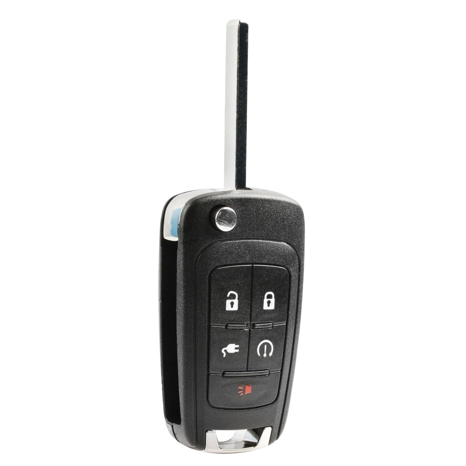 fits 2011 2012 2013 2014 2015 Chevrolet Volt Flip Key Fob Keyless Entry Remote (22923862, 22737521)