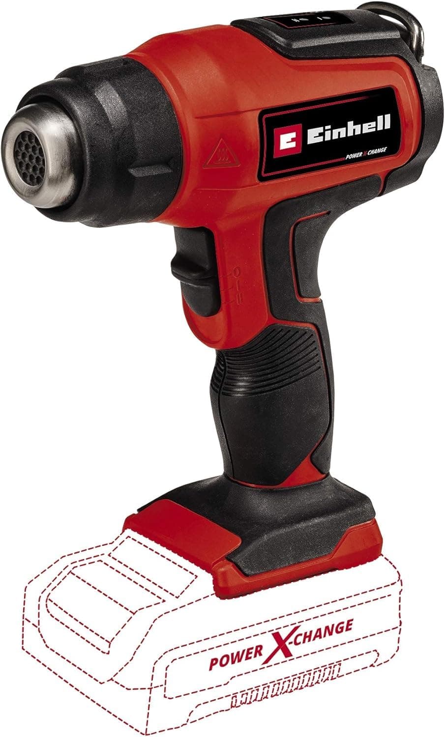 TE-HA 18 Li Power X-Change 18V Cordless Hot Air Gun | Battery Powered Heat Gun with Accessories for Paint Stripping, Vinyl, Crafts, Resin | Solo - Battery and Charger Not Included