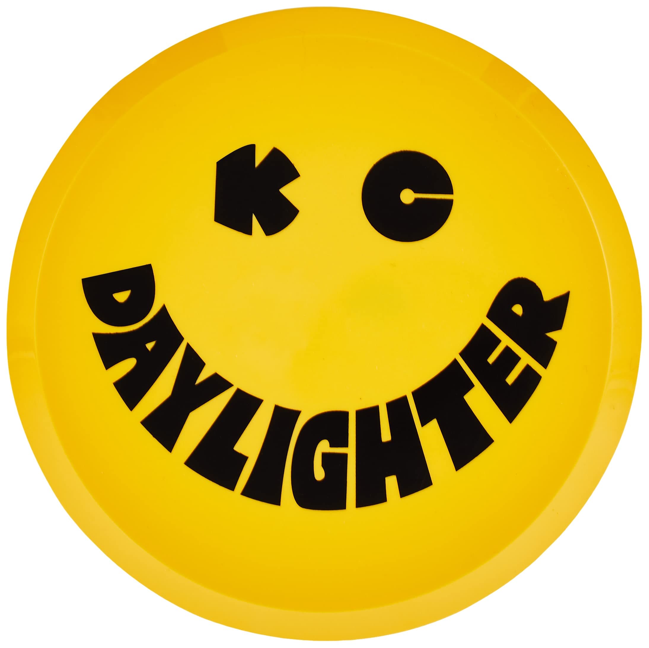 HiLiTES 5202 6" Round Yellow Plastic Light Cover w/ Black KC Daylighter Logo - Single Cover