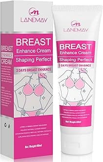 Breast Enhancement Cream, Natural Breast Enlargement Firming and Lifting Cream, Plumps and Lifts Your Breasts and Improves Sagging Breasts,Fast Growth for All Skin Types (60ml)
