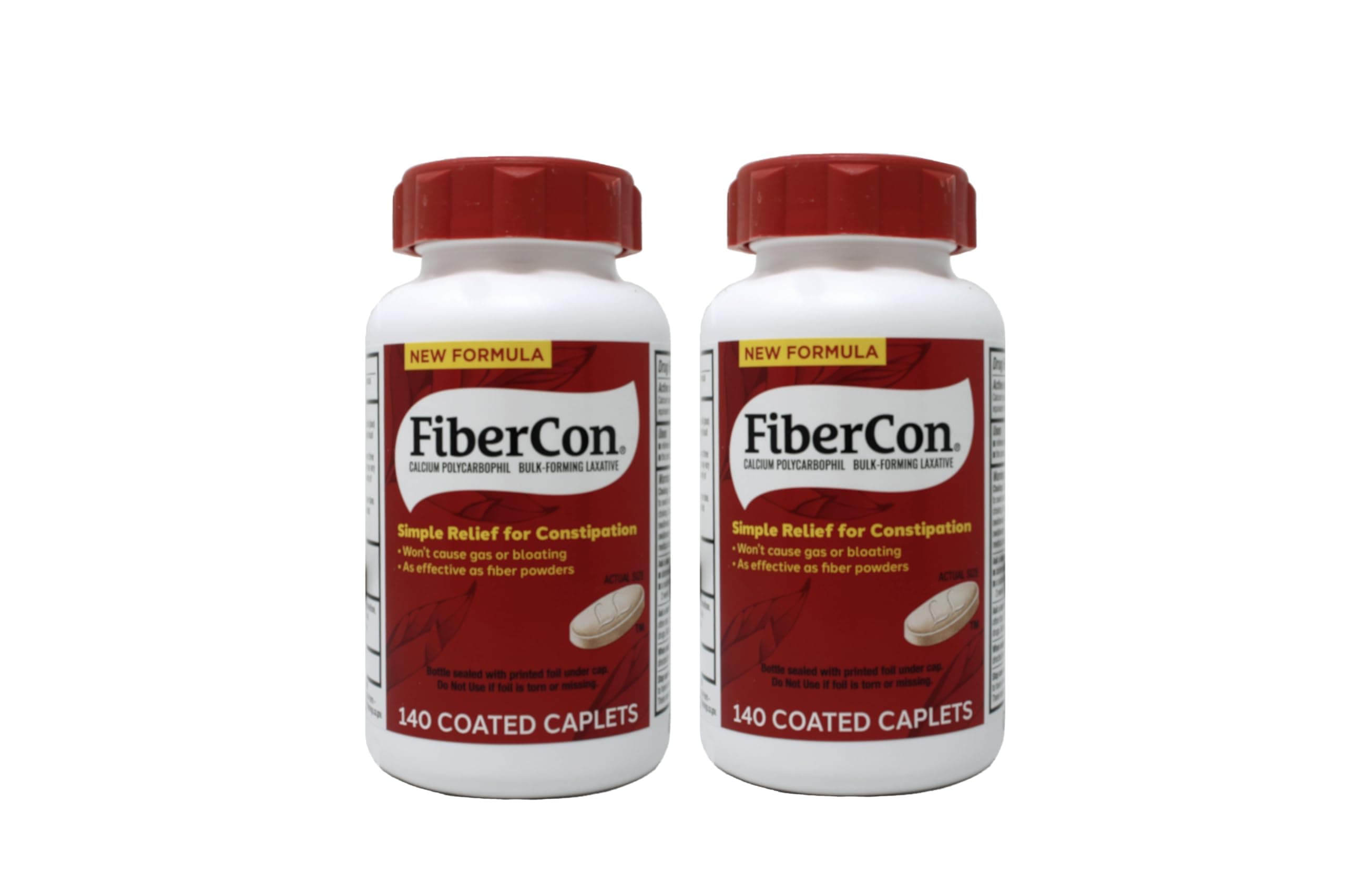 Fiber Therapy for Regularity with Calcium Polycarbophil, 2 Pack