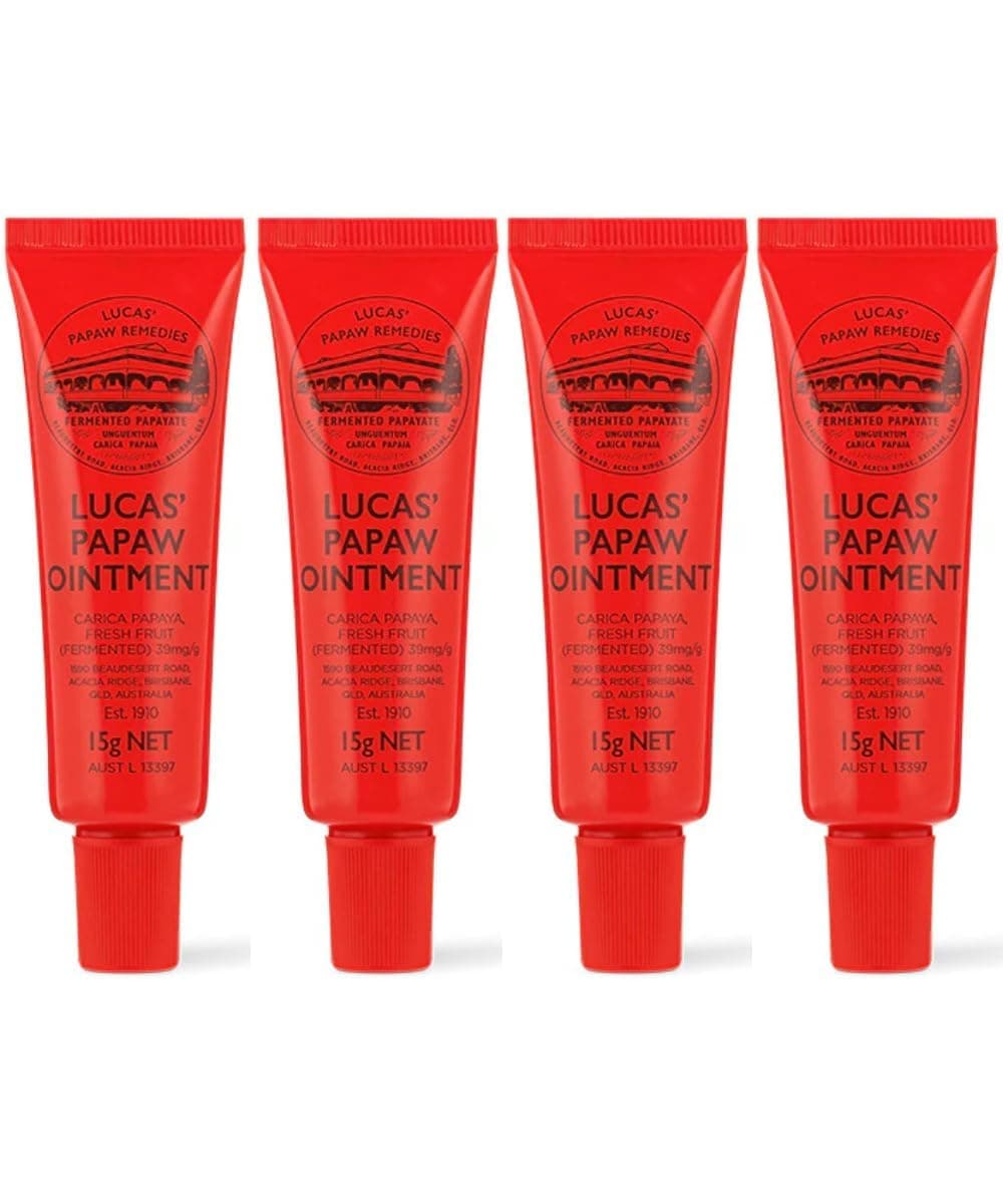 Ointment 4 x 15g Balm for Lips & Dry Skin - Unique All Skin Types, All Gender- Any Season Gift Pack | Imported Directly From Australia