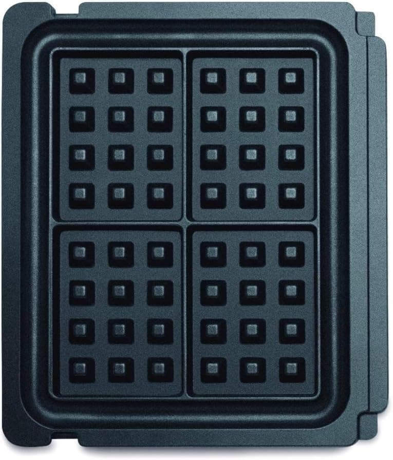 Sage - The No-Mess Waffle Plates, Black
