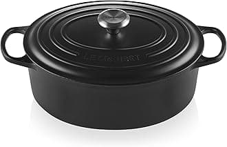 Le Creuset Enameled Cast Iron Signature Oval Dutch Oven, 6.75 qt., Licorice
