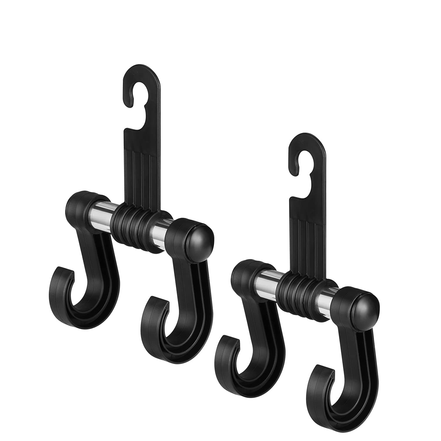 Car Seat Headrest Hook Car Hooks for Purses and Bags Headrest Garbage Hooks Car Shopping bag hooks Car Hooks Back Seat Headrest Hook Water Bottle Hook for Car Universal Auto Vehicle Headrest Hanger Storage Organizer for Hang Groceries Clothes Umbrella Handbags Water Bottles Kids Toys Baby Supplies(Black-set of 2)