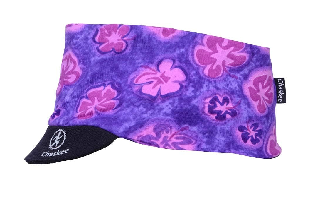 ChaskeeSUP-Stretchy Visor Headband - Hibiscus