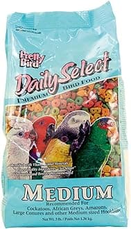 Pretty Bird International BPB73117 3-Pound Daily Select Premium Bird Food, Medium