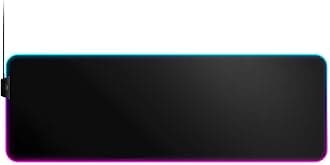 SteelSeries QcK Gaming Mouse Pad - XL RGB Prism Cloth - Sized to Cover Desks