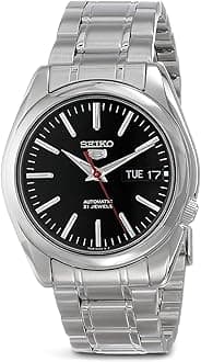 SEIKO Automatic Watch for Men 5-7S Collection - with Day/Date Calendar, Luminous Hands, Stainless Steel Case & Bracelet