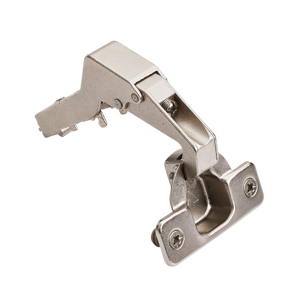 Modern Steel Unfinished 105 Standard Duty Pie Corner Cam Adjustable Self-close Hinge with Press-in 8 mm Dowels