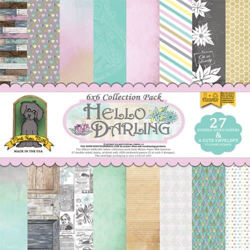 Hello Darling 6x6 Scrapbook Paper Collection Pack