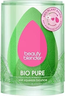Beautyblender® | Bio Pure Beauty Blender Makeup Sponge, Super-Soft Foam Easily Blends Foundations, Powders & Creams, Made in USA, Reusable, Washable, Recyclable & Sustainable, 60% Plant Based
