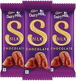 Cadbury Dairy Milk Silk Chocolate Bar, 144 Grams(Pack of 3)