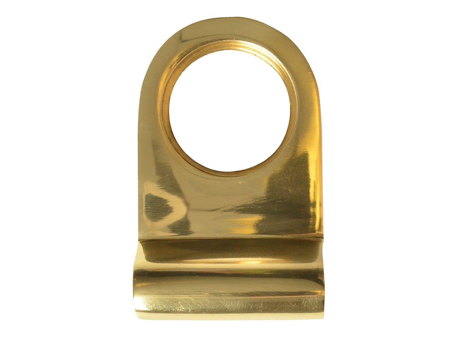 Merriway BH02580 Victorian Door Cylinder Pull - Polished Brass