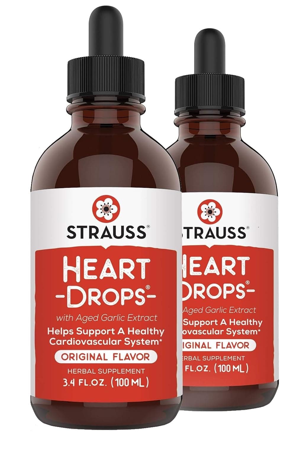 Heartdrops By Strauss Herb Company - 3.4 Ounces ( Multi-Pack)