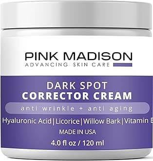 Anti Aging Dark Spot Corrector Cream for Face & Body - Made in USA - Skin Nourishing Age Spot Remover Women Men 4 OZ