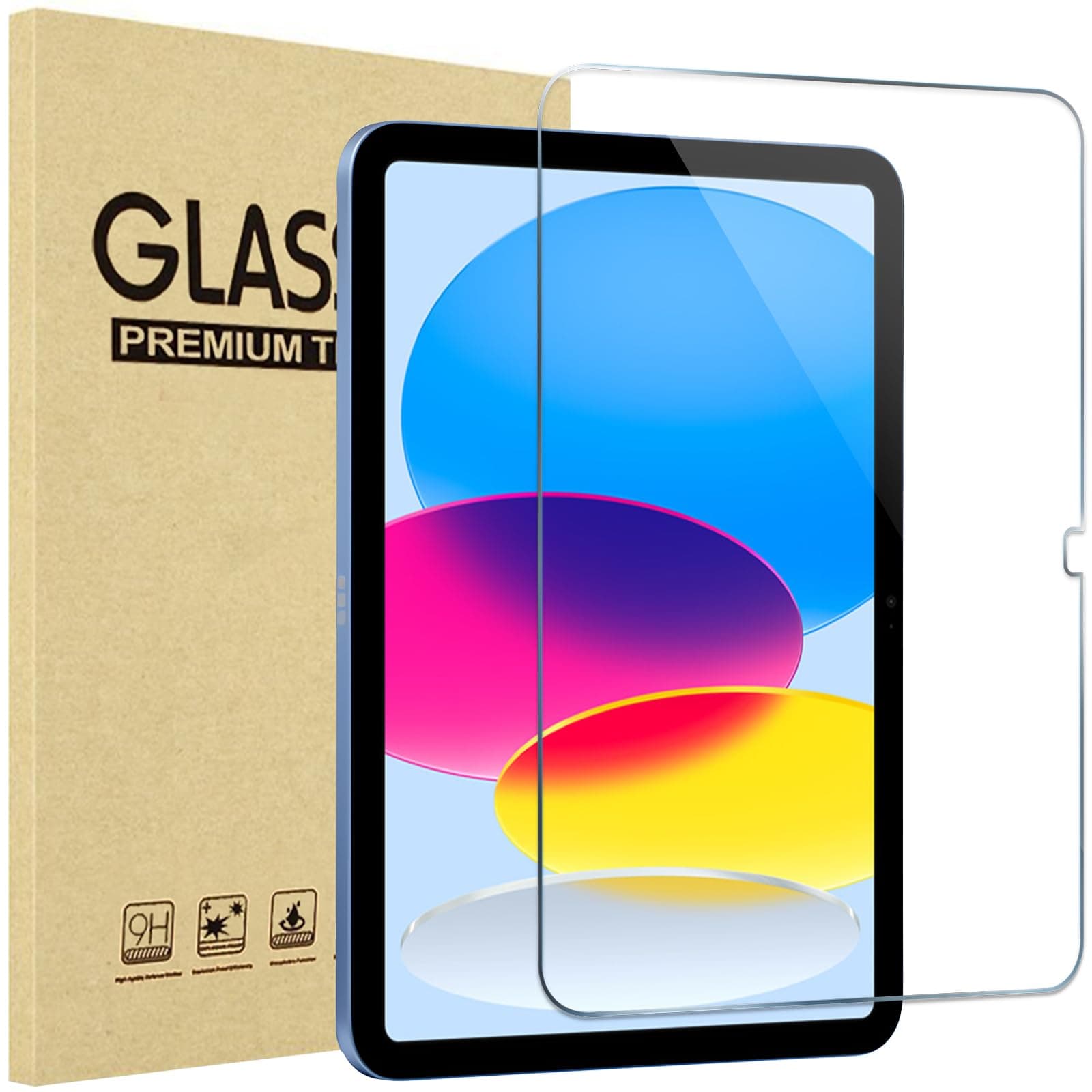 ProCase 1 Pack Screen Protector for iPad A16 2025 11th/10th 2022 Generation (11-inch/10.9), Tempered Glass Film Guard -Clear