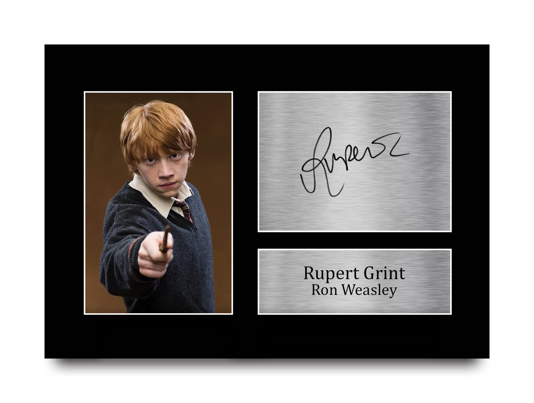 HWC Trading Rupert Grint Gift Signed A4 Printed Autograph Ron Weasley Harry Potter Gifts Print Photo Picture Display