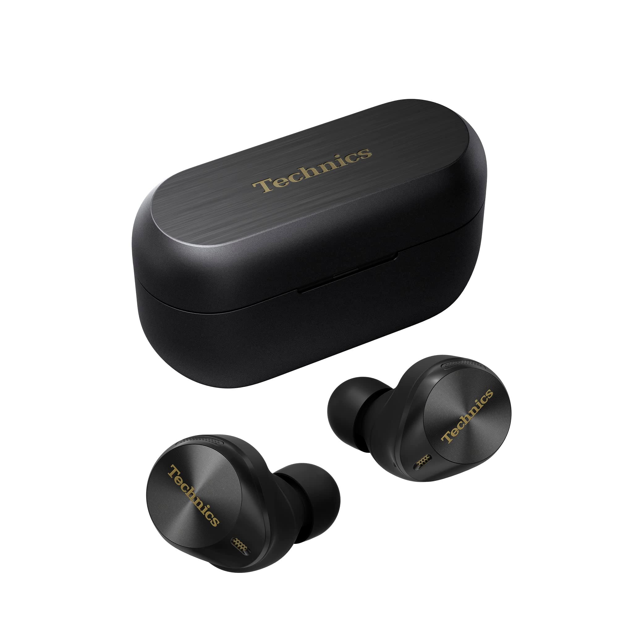 EAH-AZ80E-K Wireless Earphones with Noise Cancelling, Multipoint Bluetooth 3 Devices, Comfortable In-Ear Earphones, Wireless Charging, Black