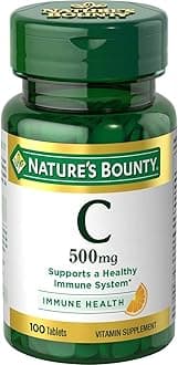 Nature's Bounty Vitamin C 500 mg Tablets 100 ea (Pack of 2)