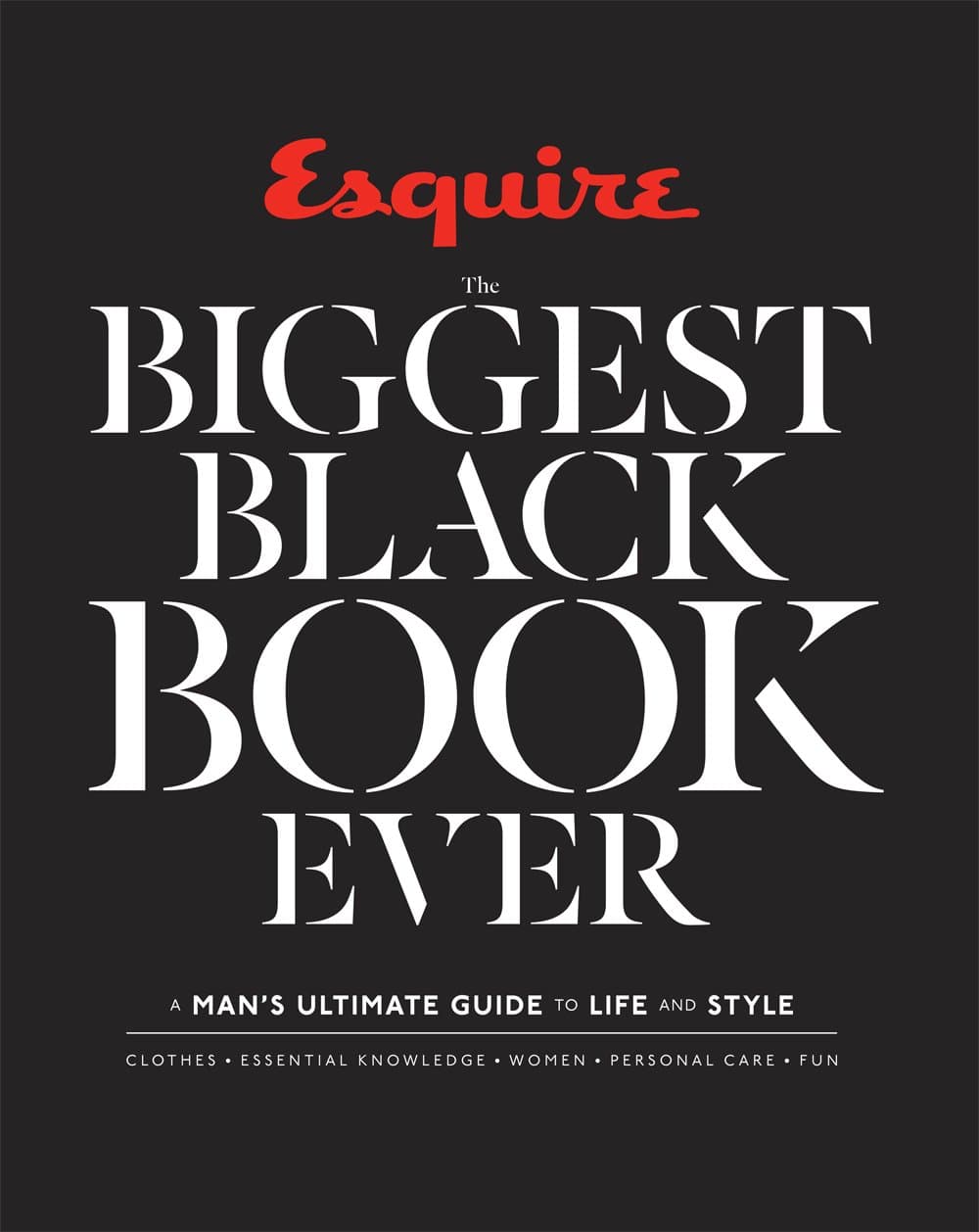 Esquire The Biggest Black Book Ever: A Man's Ultimate Guide to Life and Style Hardcover – May 5, 2015