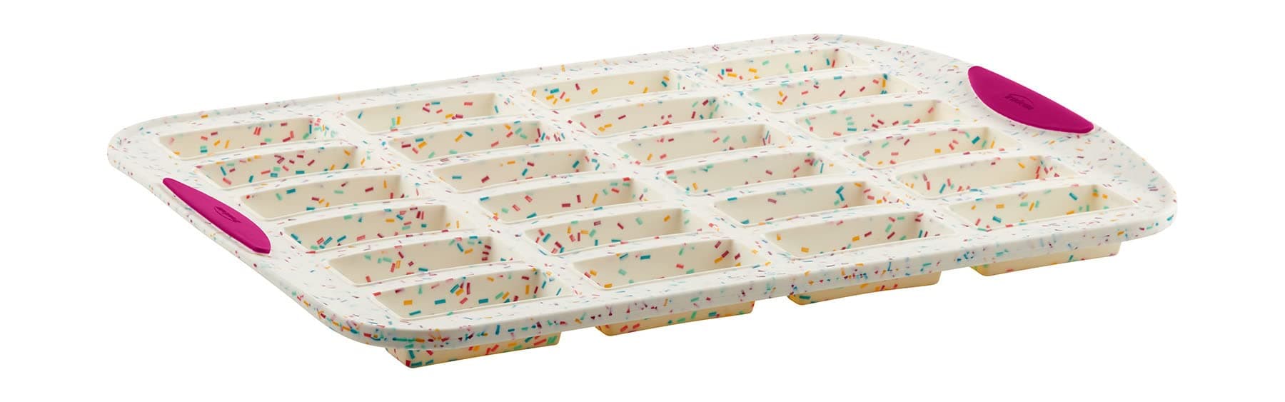 Trudeau Confetti Silicone 24 Slot Mini Bar Pan