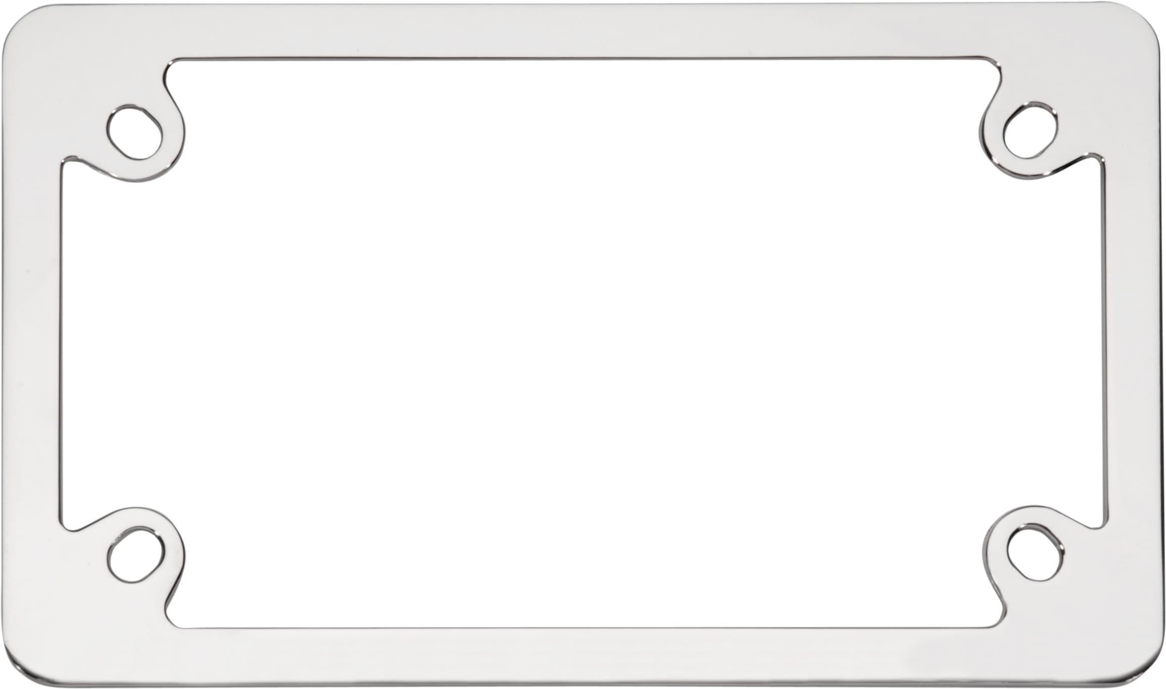 Cruiser Accessories 77030 MC Neo Motorcycle License Plate Frame, Chrome