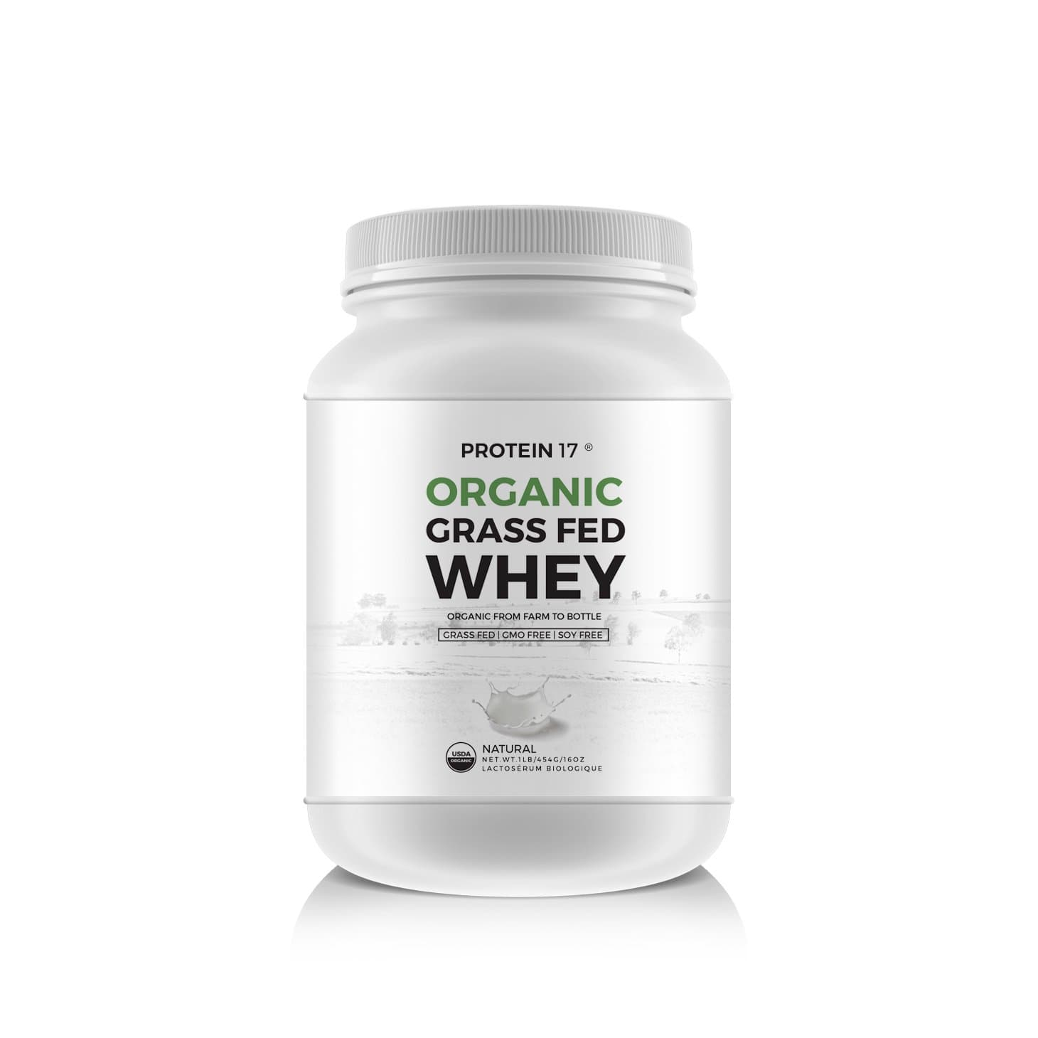 New and Unique The Ultimate Organic, Grass-Fed Whey Protein, Delicious Natural, 16 Ounce