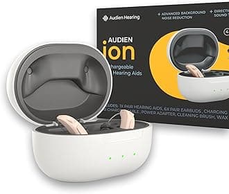Audien Hearing ION – Wireless Rechargeable OTC Hearing Aid for Seniors & Adults, Premium Comfort Design, Nearly Invisible