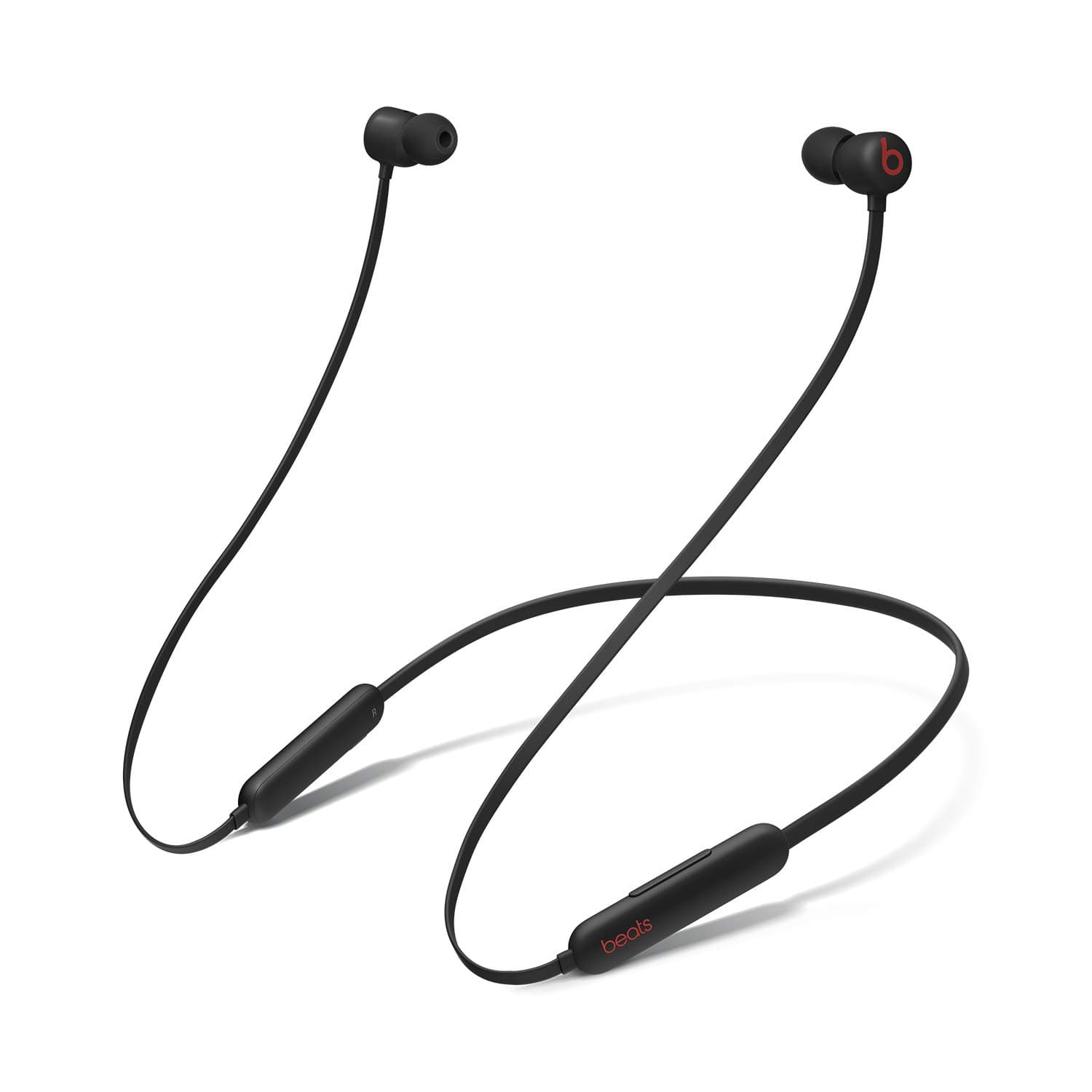 Flex Wireless Earbuds - Apple W1 Headphone Chip, Magnetic Earphones, Class 1 Bluetooth, 12 Hours of Listening Time, Built-in Microphone - Black