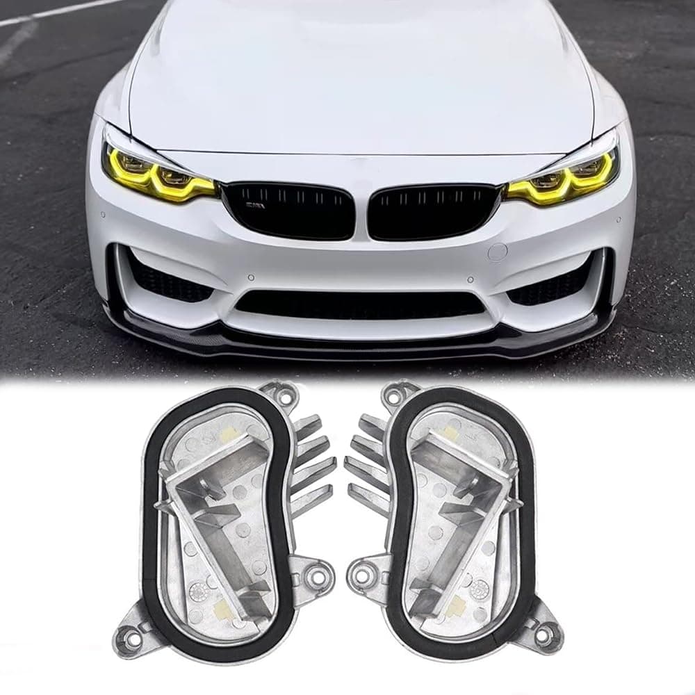2018-2020 Lemon Yellow DRL Angel Eyes LED Module For BMW F80 M3 M4 LCI 430I 440i F32 F36 F82 F83 F86 Adaptive LED Daytime Running Light 63117493229 63117493230 7493229 7493230