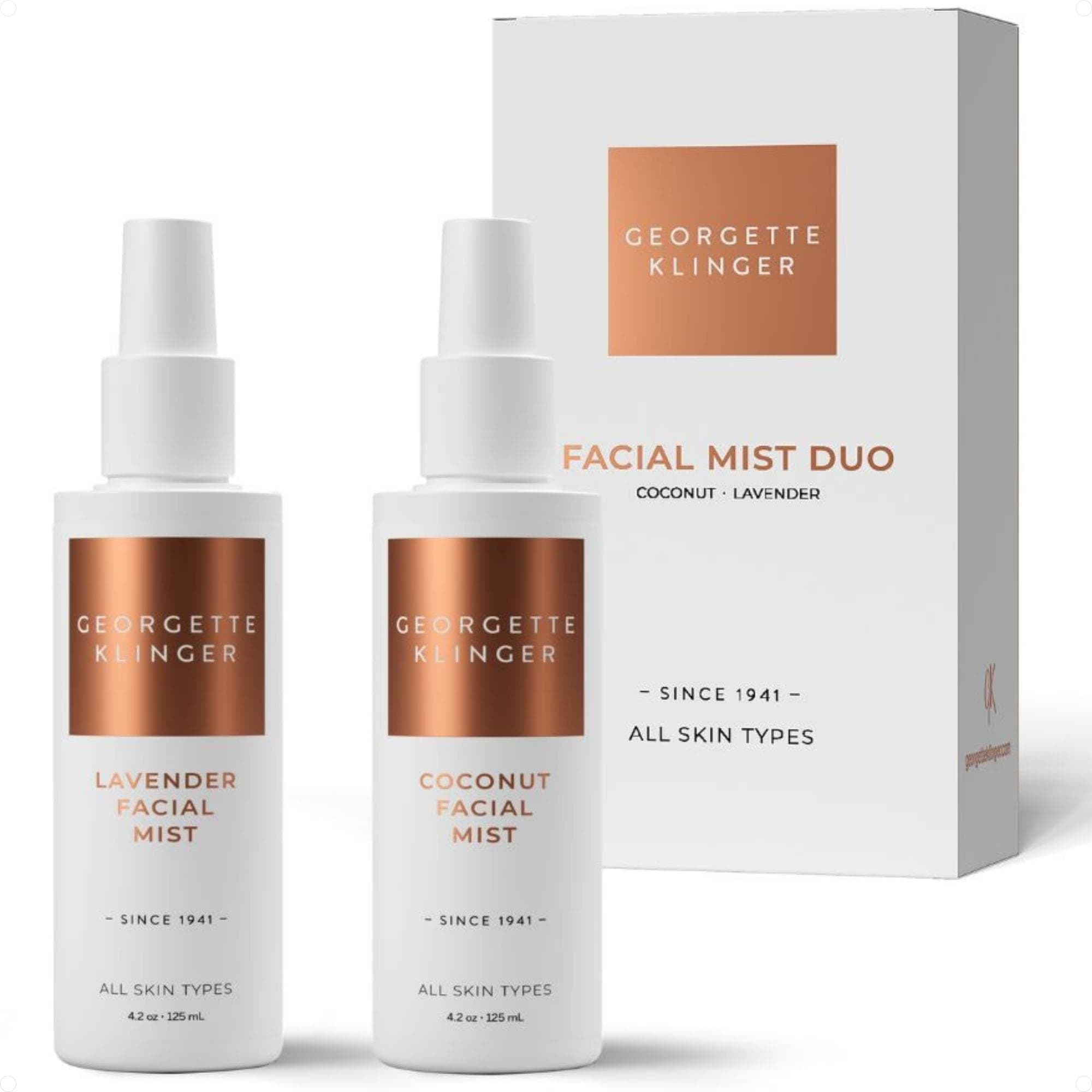 Coconut & Lavender Set, 4.2 Ounces: Georgette Klinger Coconut & Lavender Facial Mist Set For All Skin Types